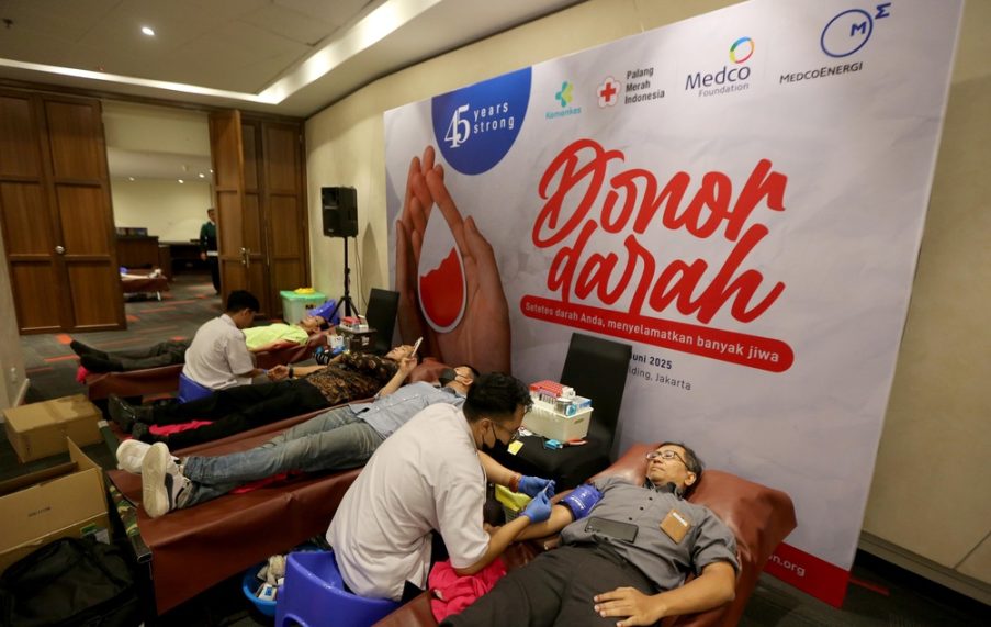 Pekerja MedcoEnergi Donorkan 1.000 Kantong Darah