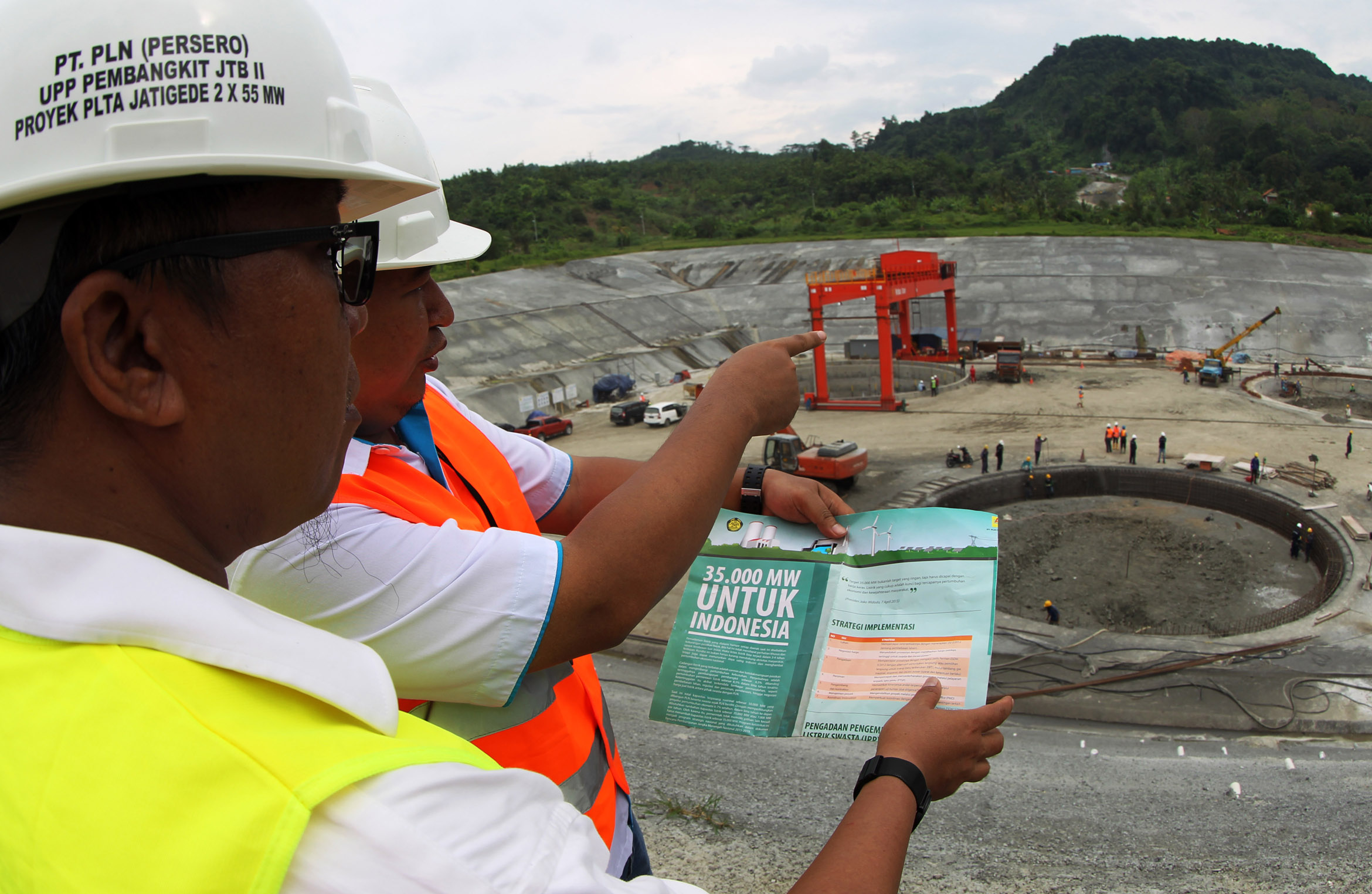 Progres Pembangunan PLTA Jatigede