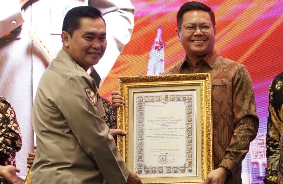 AMNT Raih Sertifikat Pengamanan Obvitnas