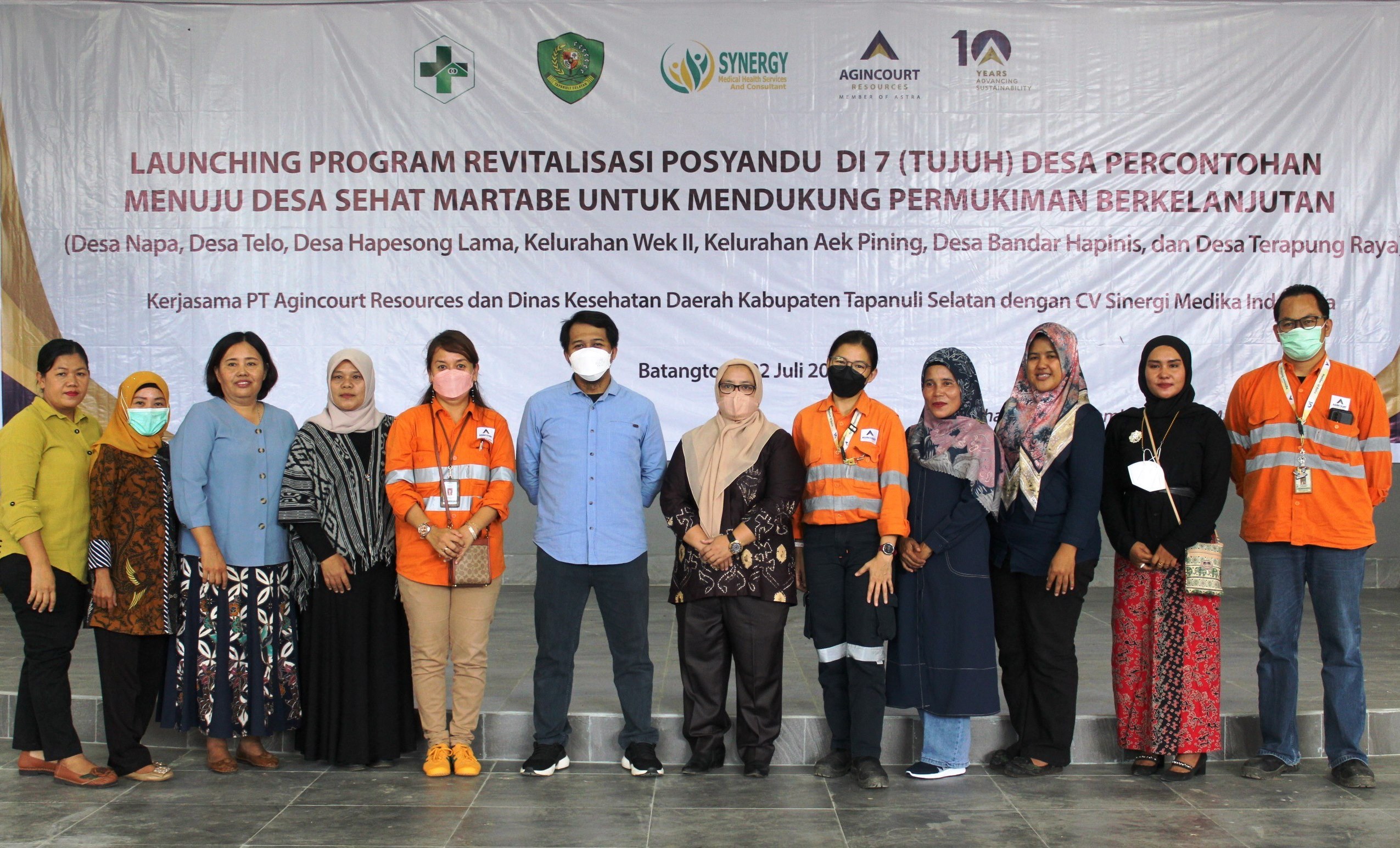 Agincourt Resources Revitalisasi Posyandu di Tapanuli Selatan