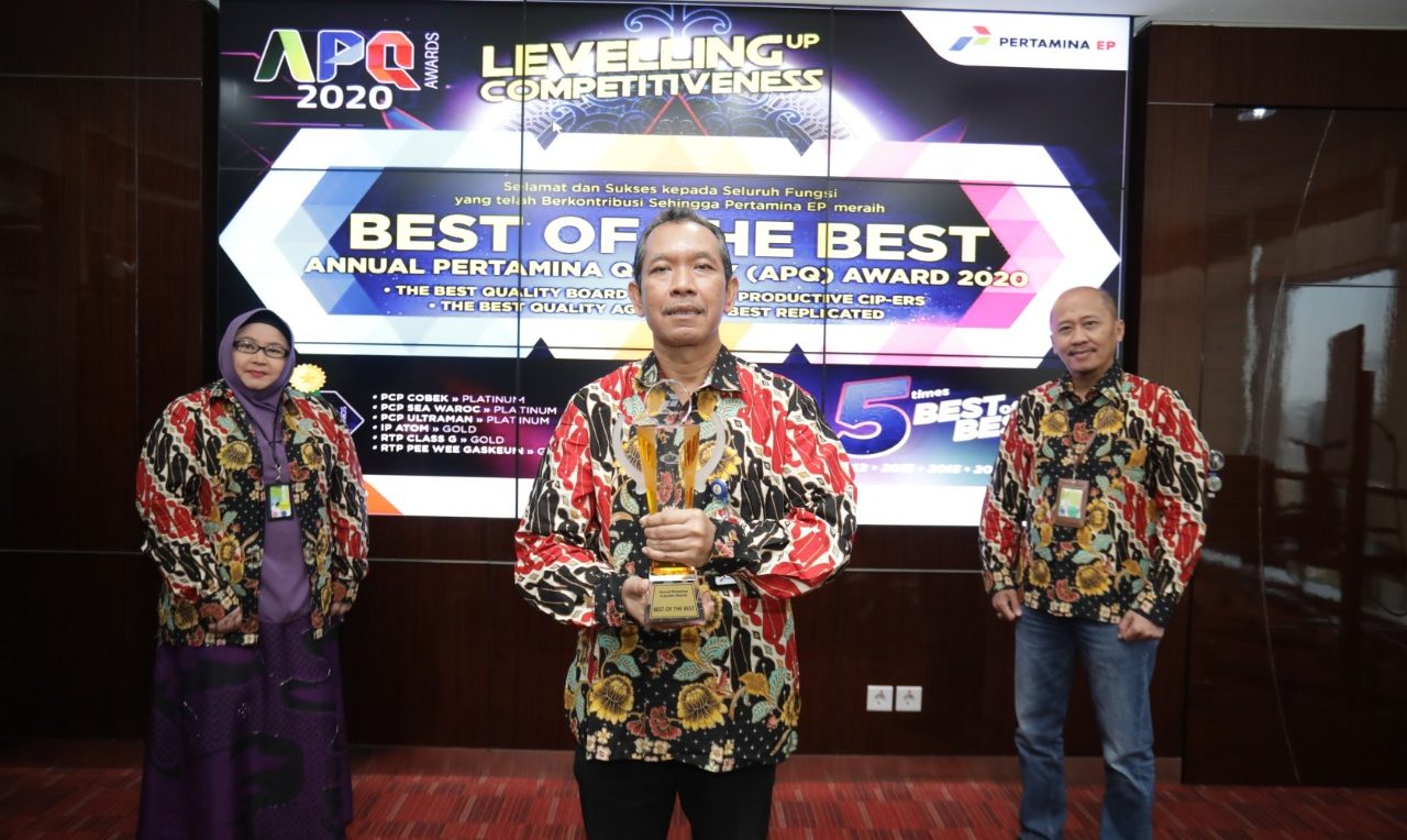 Lagi, Pertamina EP Raih Best of The Best APQ Awards