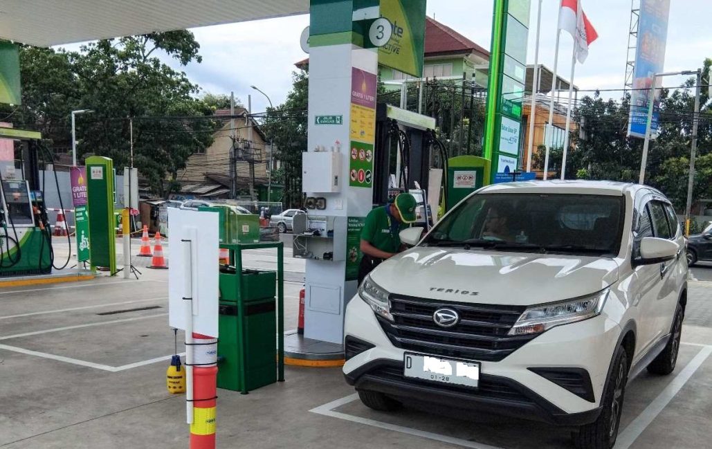 Mulai Beroperasi, SPBU bp Pertama di Bandung