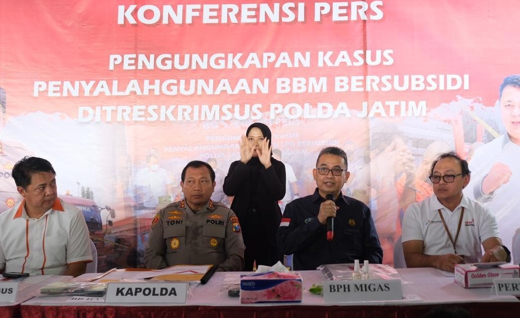 Dibantu Polda Jatim, BPH Migas Amankan 45,5 Ton Solar Subsidi