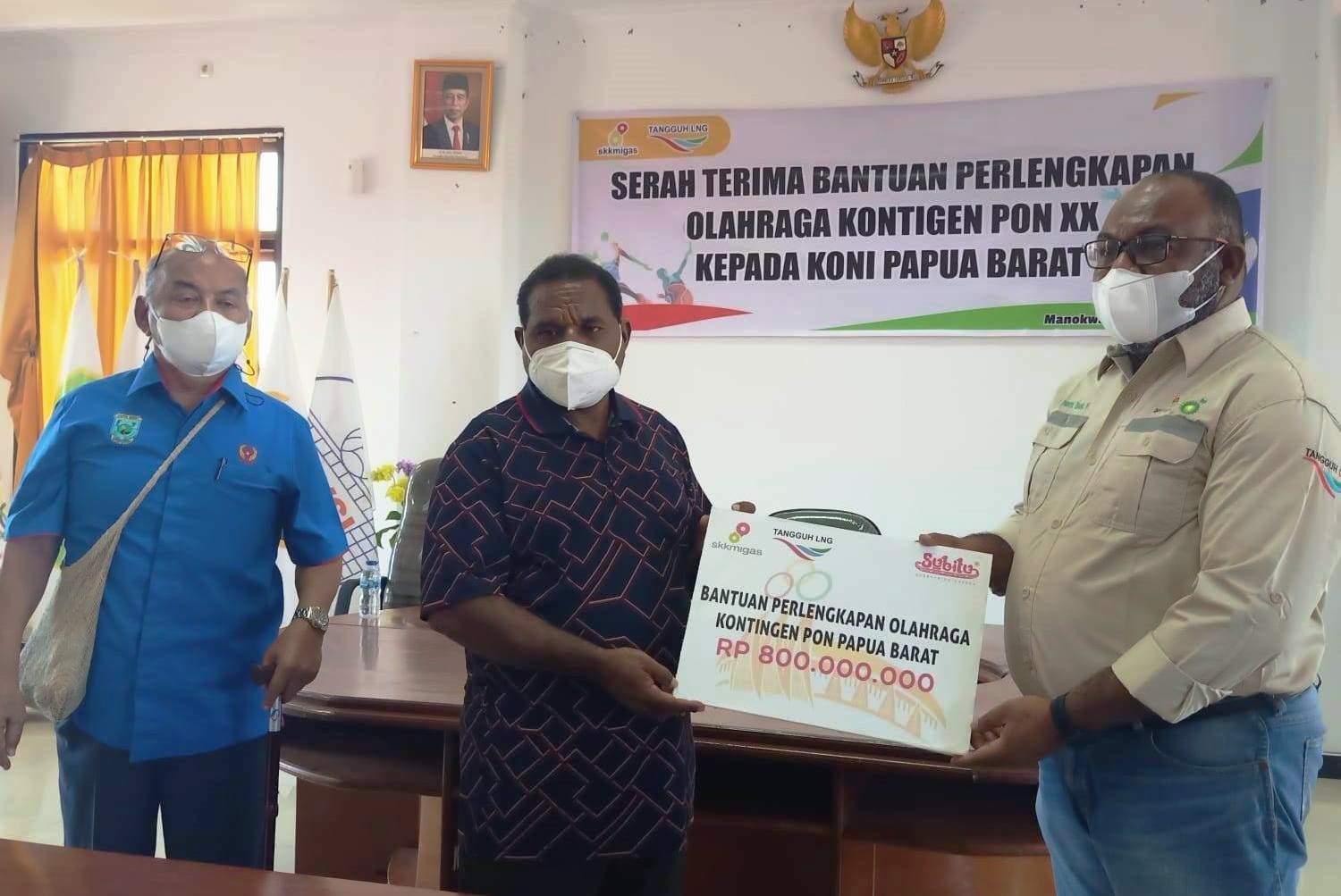 Dukungan bp bagi Kontingen PON Papua Barat