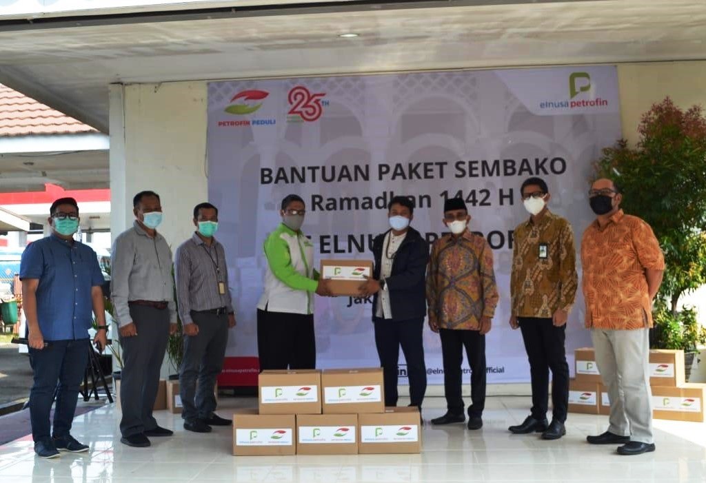 Berbagi Berkah, Elnusa Petrofin Tebar Ribuan Sembako