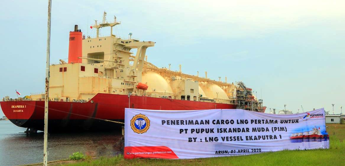 Unload Kargo LNG Pertama untuk PIM