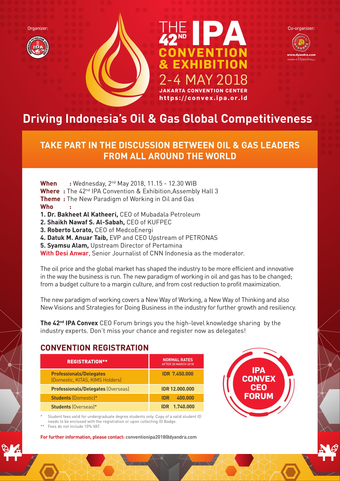 CEO Forum at the 42nd IPA Convex 2018