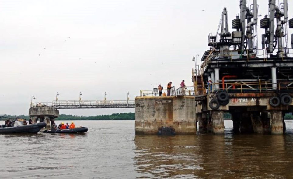 Penyebab Robohnya Dermaga di RU II Dumai Belum Diketahui