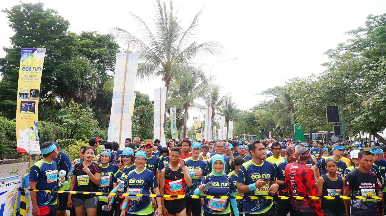 Lampaui Target, Pertamina Eco Run 2017 Diikuti 6.700 Orang