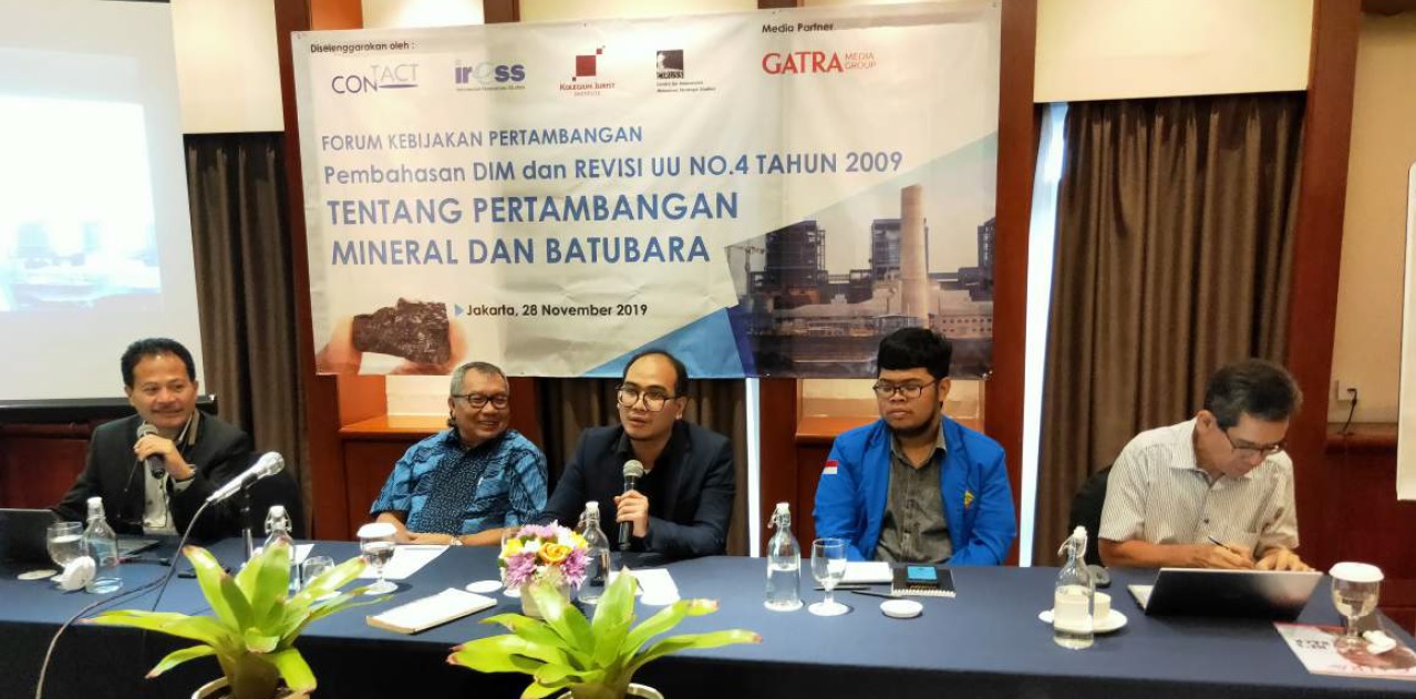 RUU Minerba Dinilai Tidak Sesuai Amanah UUD 1945