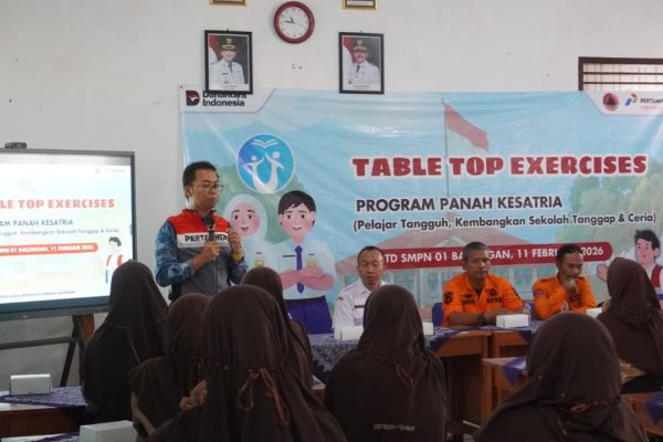 Pertamina Bangun Budaya Sadar Bencana di Lingkungan Sekolah