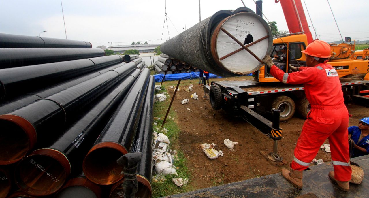 Pipa Gas Gresik-Semarang Rampung 2018