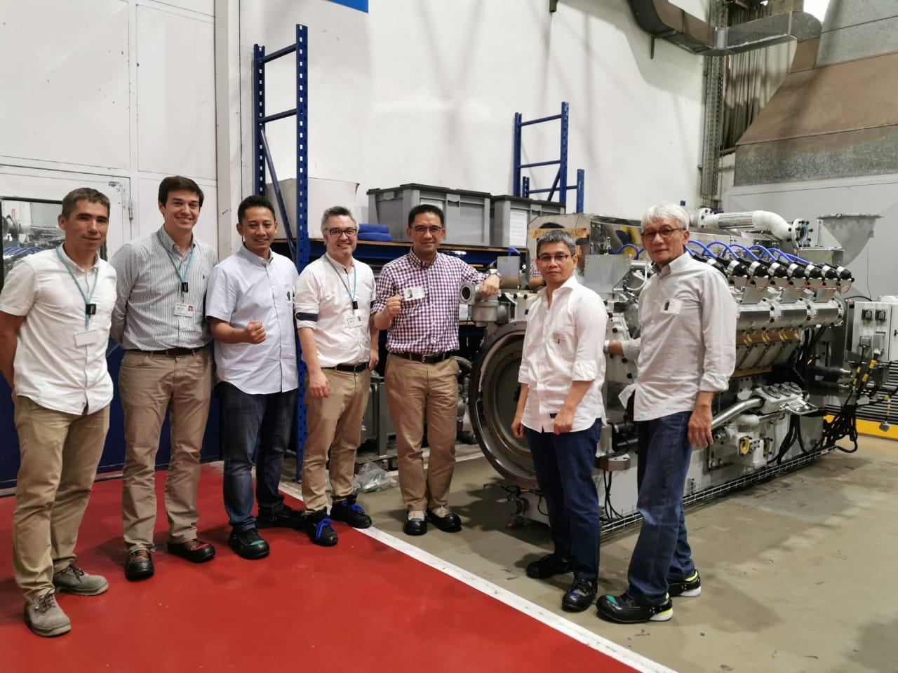 Mesin Gas PLTBg Sei Mangkei Lolos Uji Coba