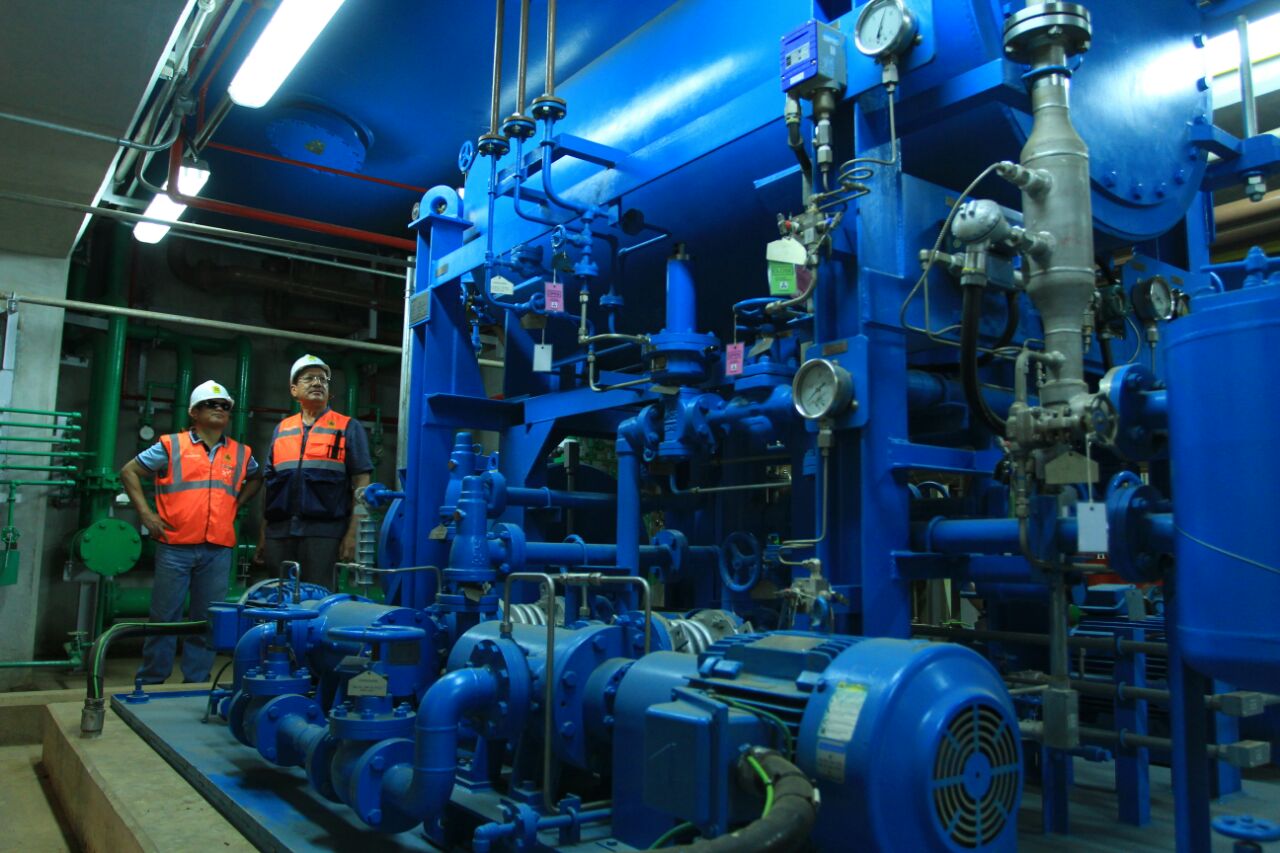 First Synchronization Gas Turbine PLTGU Jawa 2