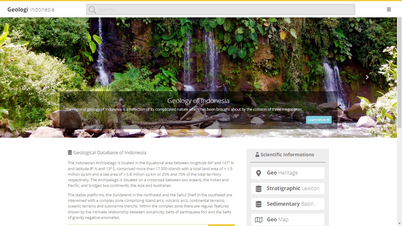 Peta Geologi Sudah Bisa Diakses Secara Online