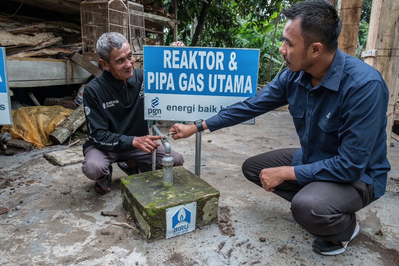 Wujudkan Desa Mandiri Energi, PGN Bangun 10 Reaktor Biogas