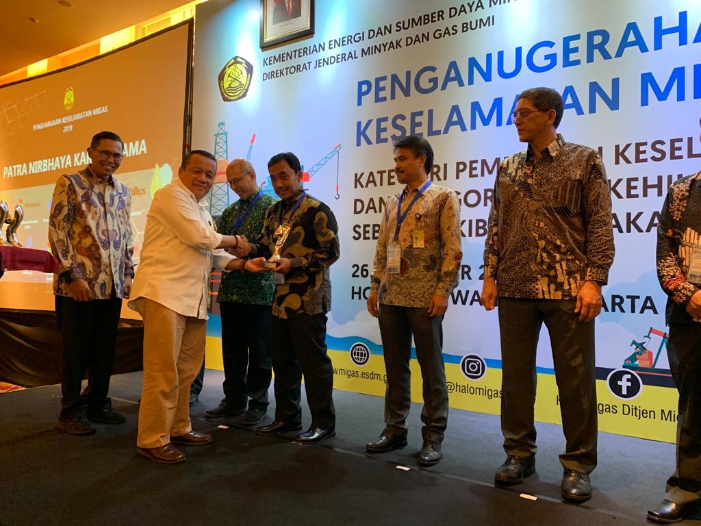 Pertamina EP Terima Patra Nirbhaya Karya