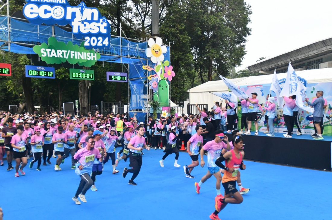 Pertamina Eco RunFest 2024 Salurkan Donasi untuk Palestina
