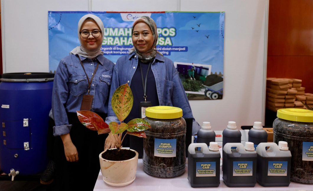 Rumah Kompos Graha Elnusa Olah Sampah jadi Pupuk