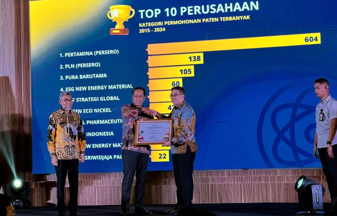 Pertamina Raih Jumlah Paten Terbanyak