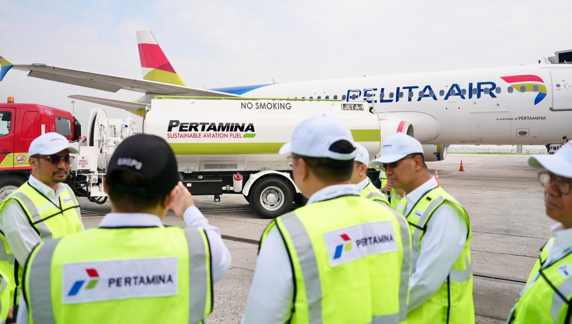 Pertamina Luncurkan Penerbangan Perdana Berbahan Bakar SAF