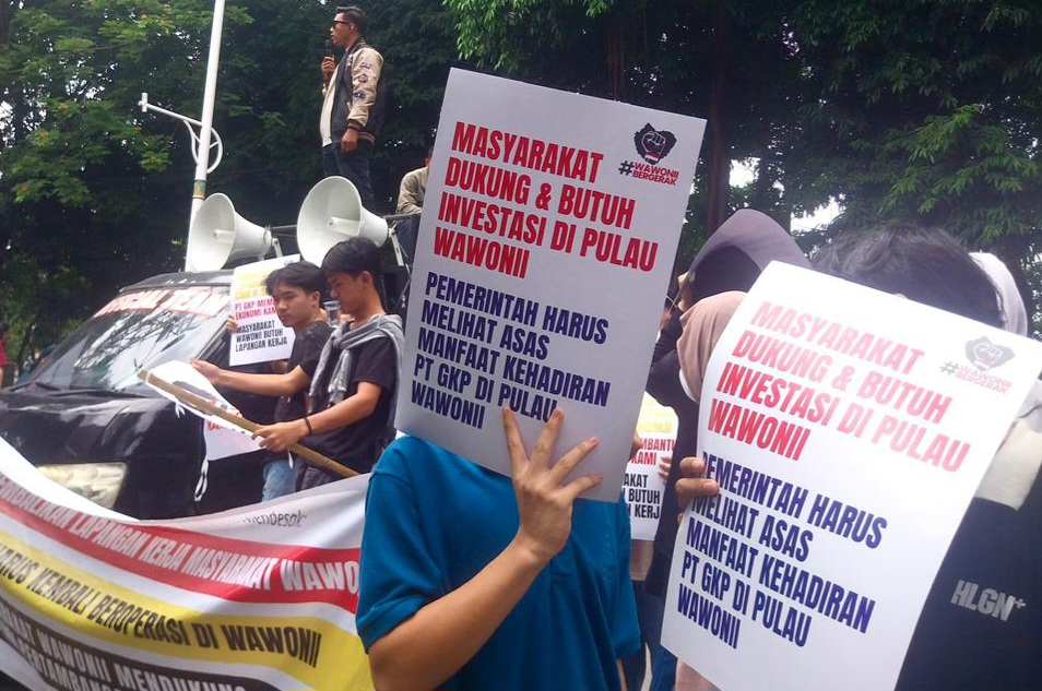 Warga Wawonii Dukung PT GKP Beroperasi Kembali