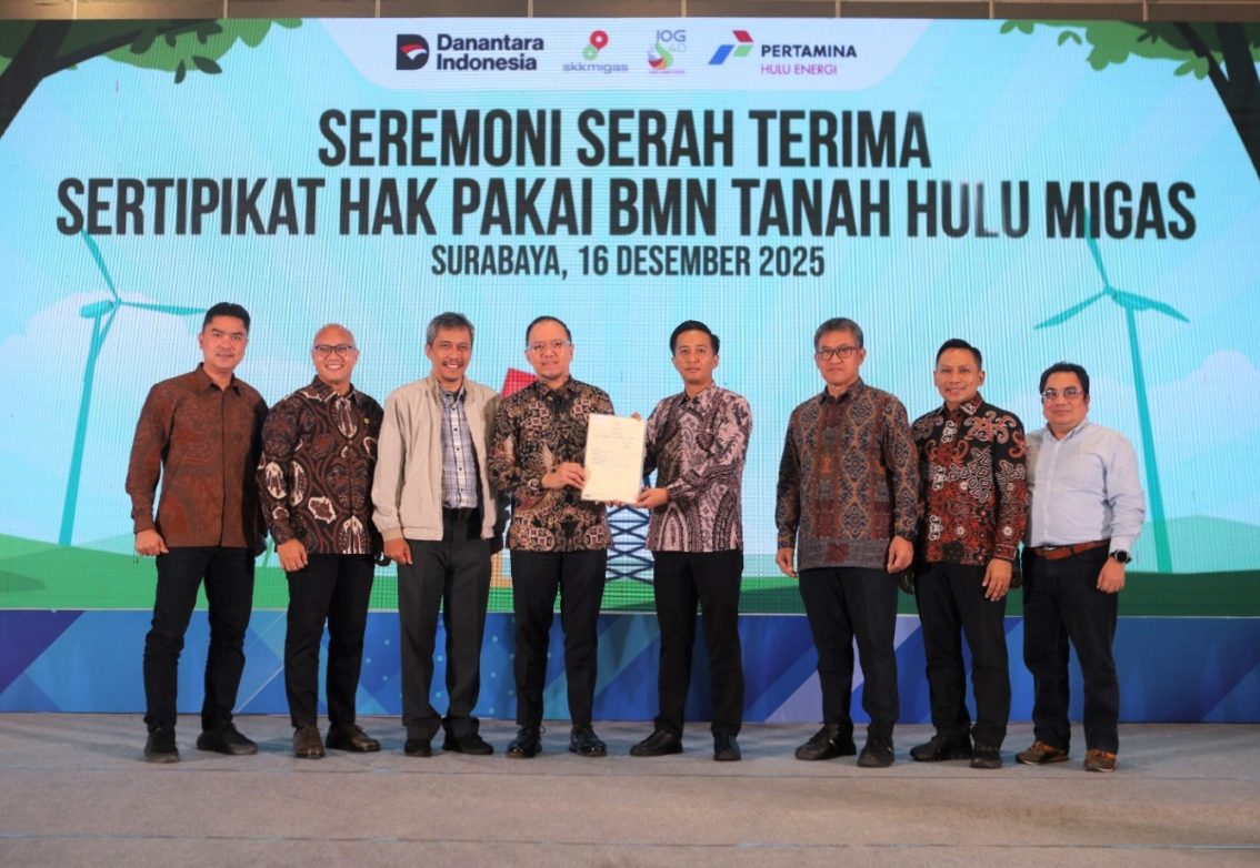 80 Sertipikat Tanah untuk Subholding Upstream Pertamina Group