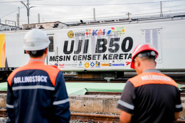B50 Mulai Diuji Implementasi pada Mesin Kereta Api