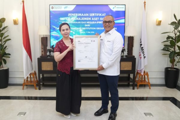 Raih ISO 55001, Bukti PGN Andal Kelola Infrastruktur Gas