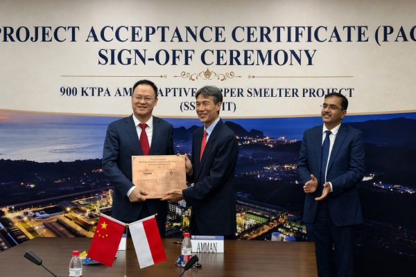 Perkuat Hilirisasi, Smelter AMMAN Resmi Rampung