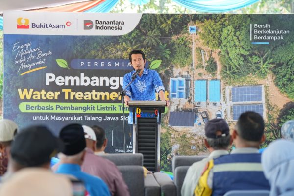 PTBA Bangun WTP Berbasis Surya di Tanjung Enim