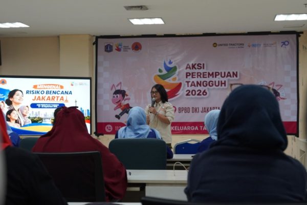 United Tractors dan BPBD DKI Perkuat Kesiapsiagaan Perempuan Hadapi Bencana