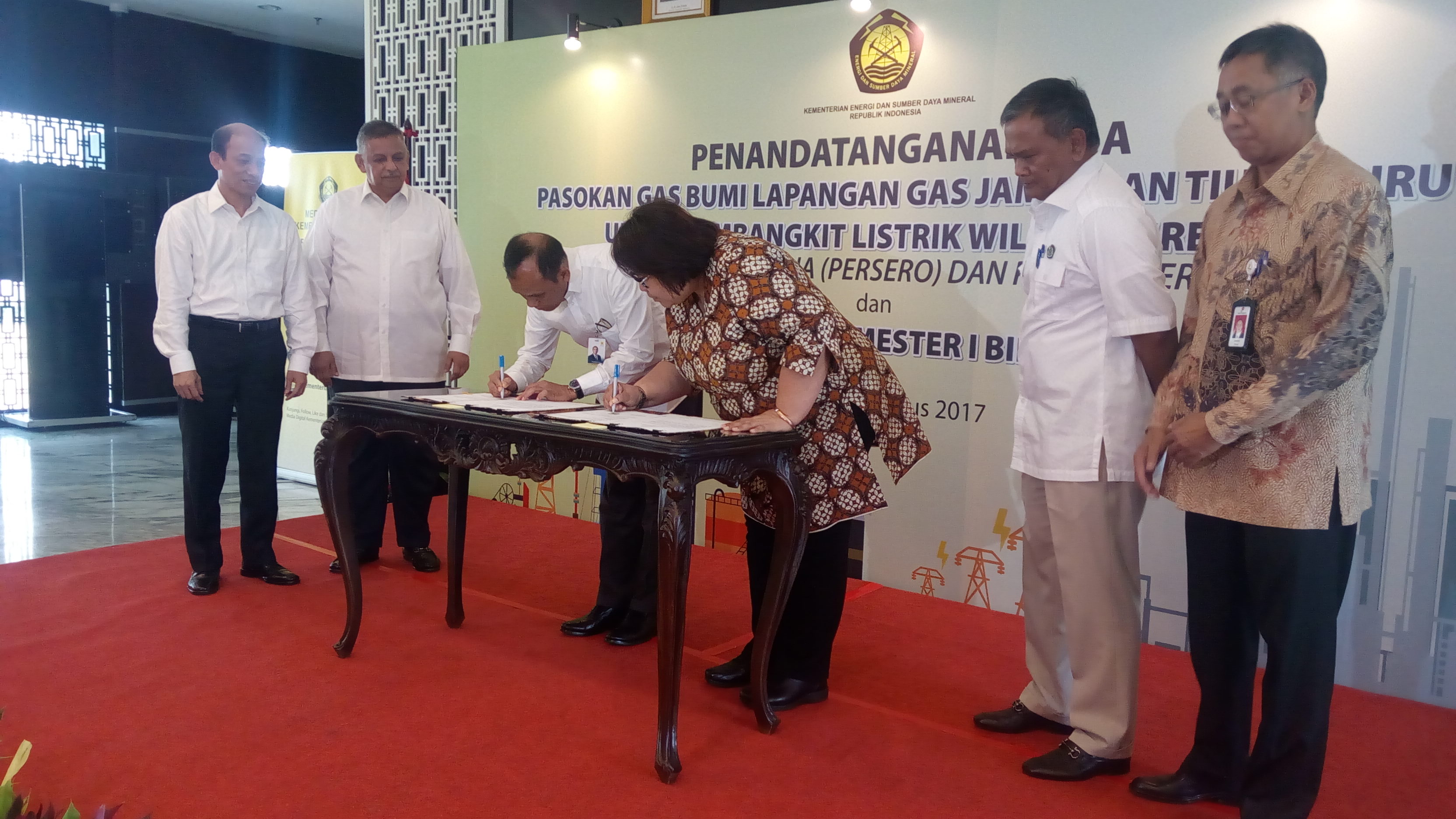 Pertamina dan PLN Tandatangani HoA Pasokan Gas Jambaran Tiung-Biru