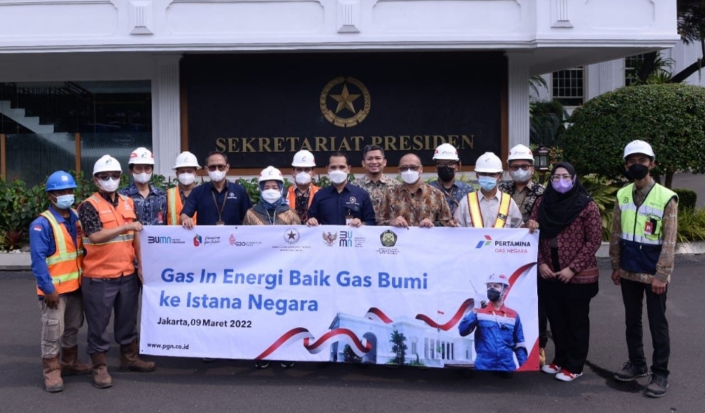 Dapur Istana Negara mulai Pakai Gas Bumi