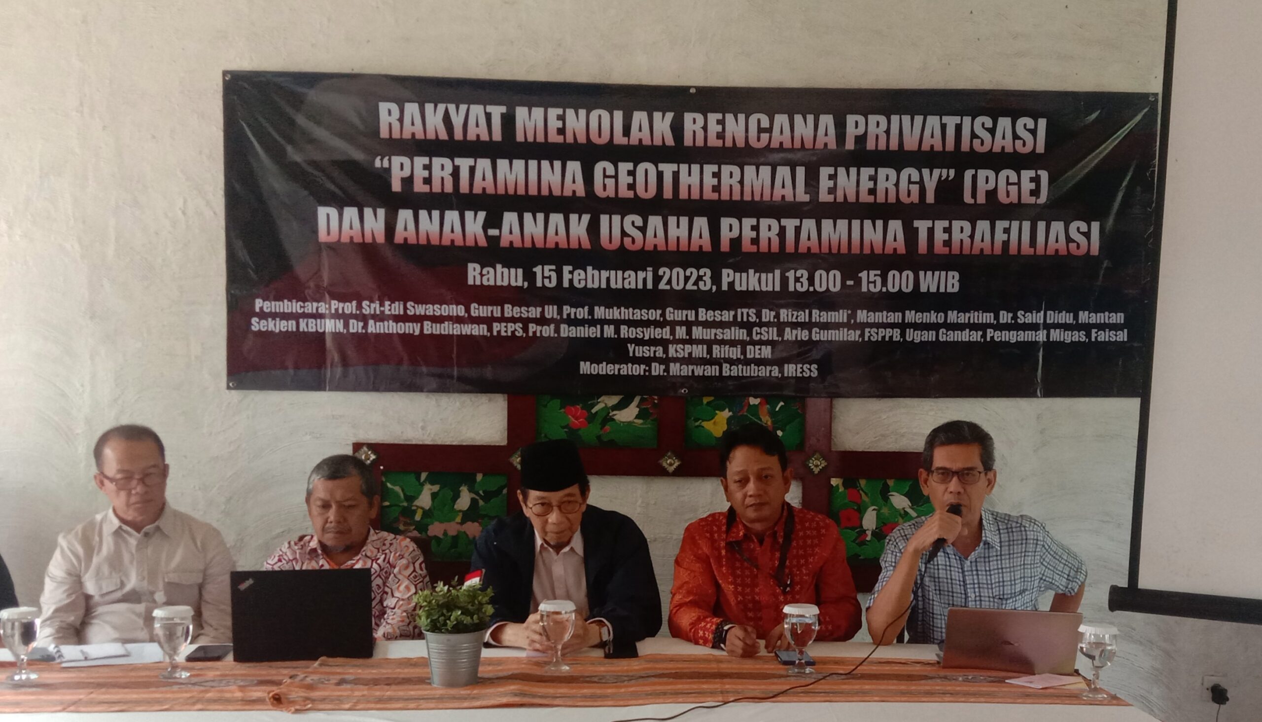 Tolak Privatisasi PGE, Serikat Pekerja Gelar Unjuk Rasa