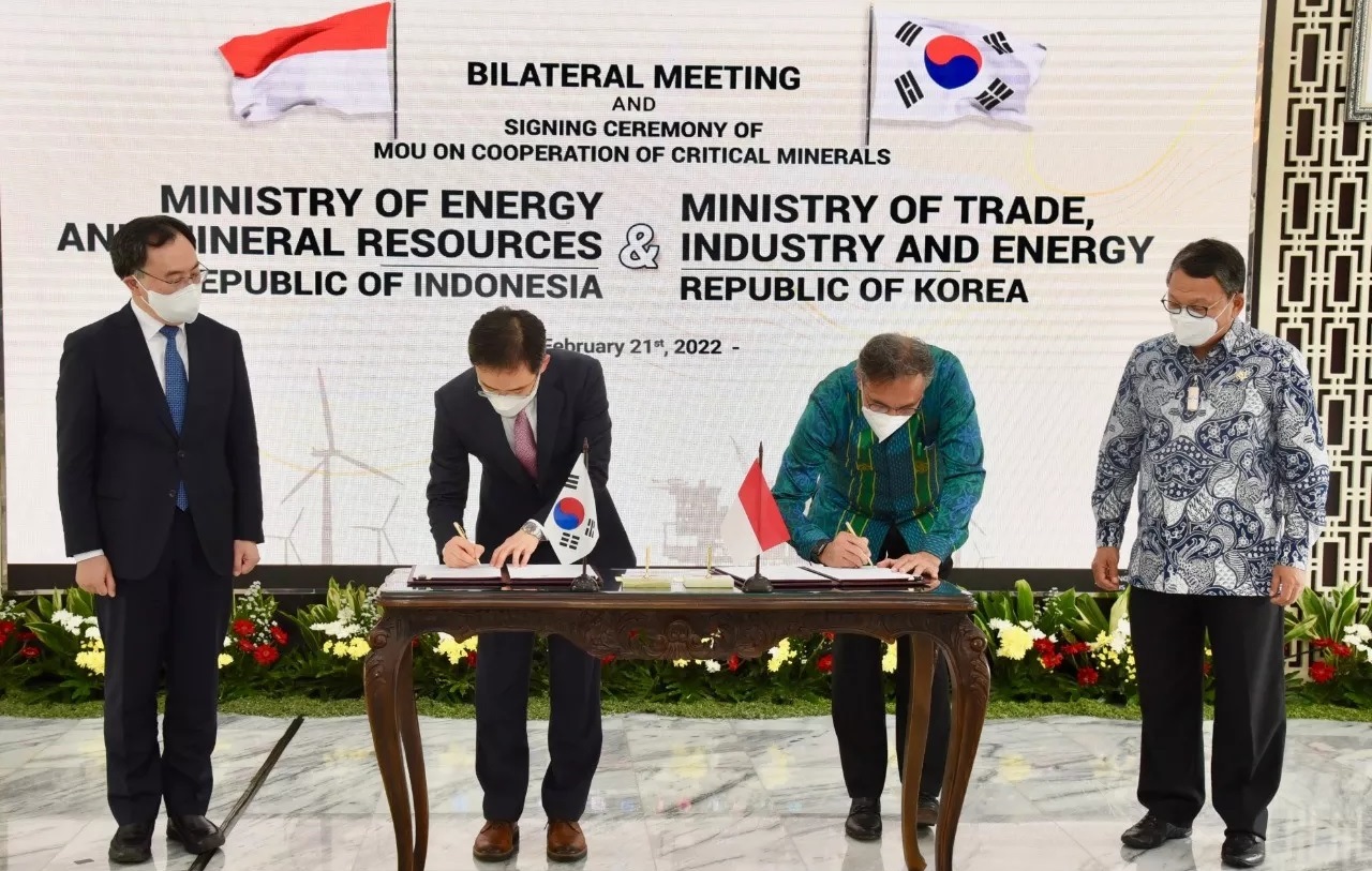 Indonesia-Korea Sepakat Garap Critical Minerals
