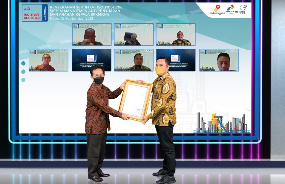 JOB Tomori, KKKS Ke-7 dapat ISO Anti Penyuapan