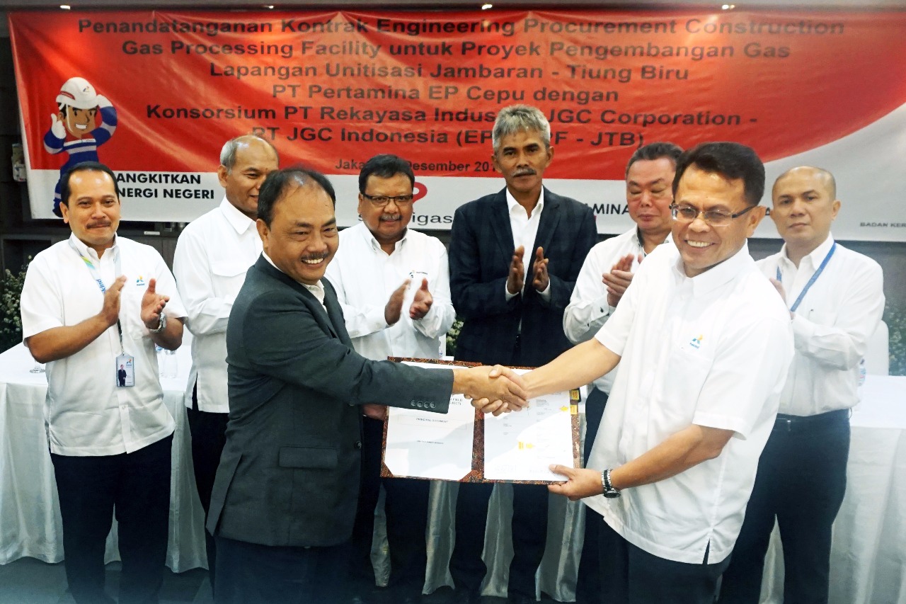 Kontrak EPC Jimbaran Tiung Biru Ditandatangani