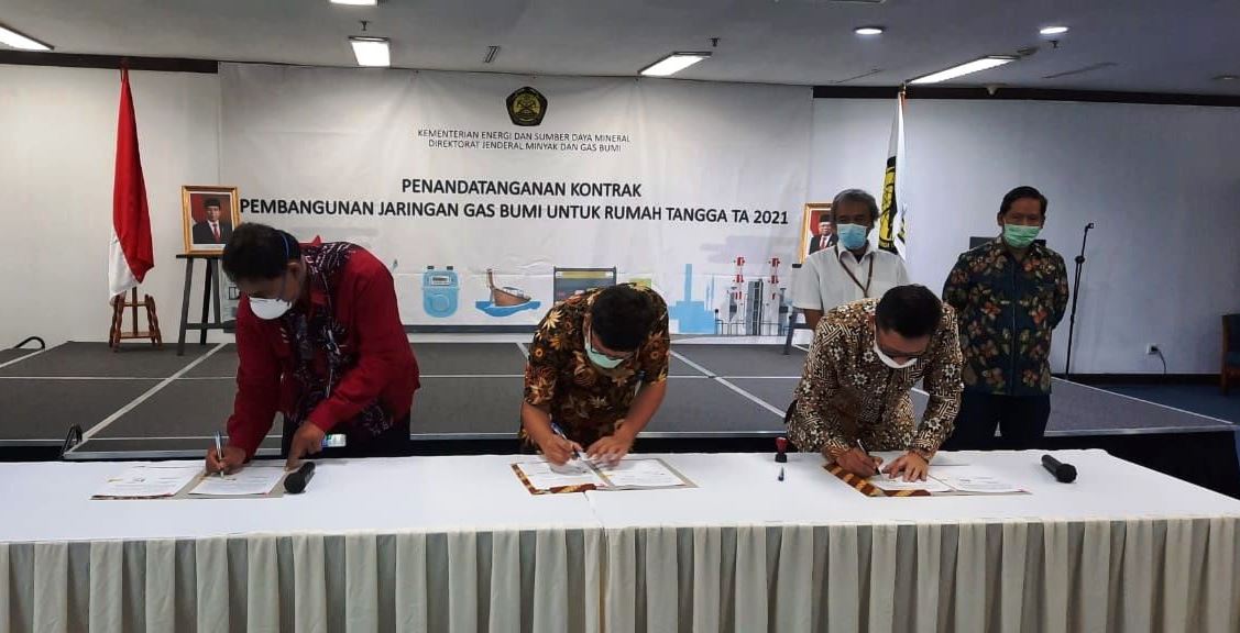 Tuntas, Kontrak Pembangunan Jargas Tahun 2021