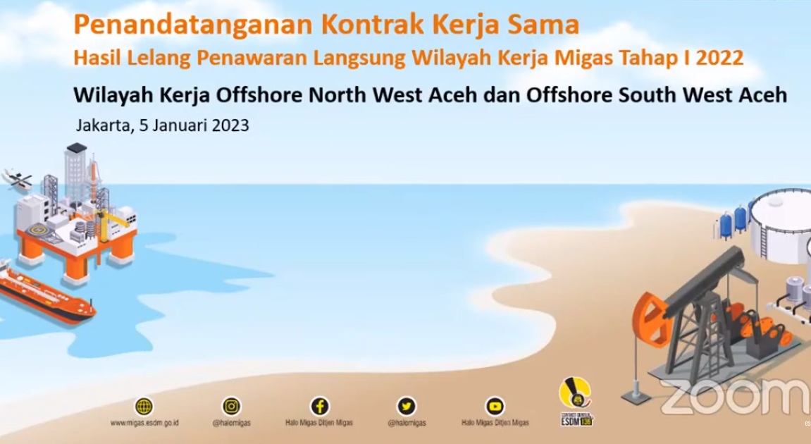 Kontrak Bagi Hasil WK ONWA dan OSWA Ditandatangani