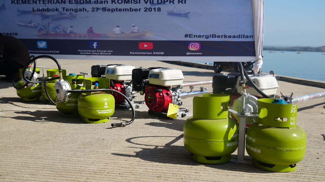 Konkit LPG 3 Kg Untuk Nelayan Lombok Tengah