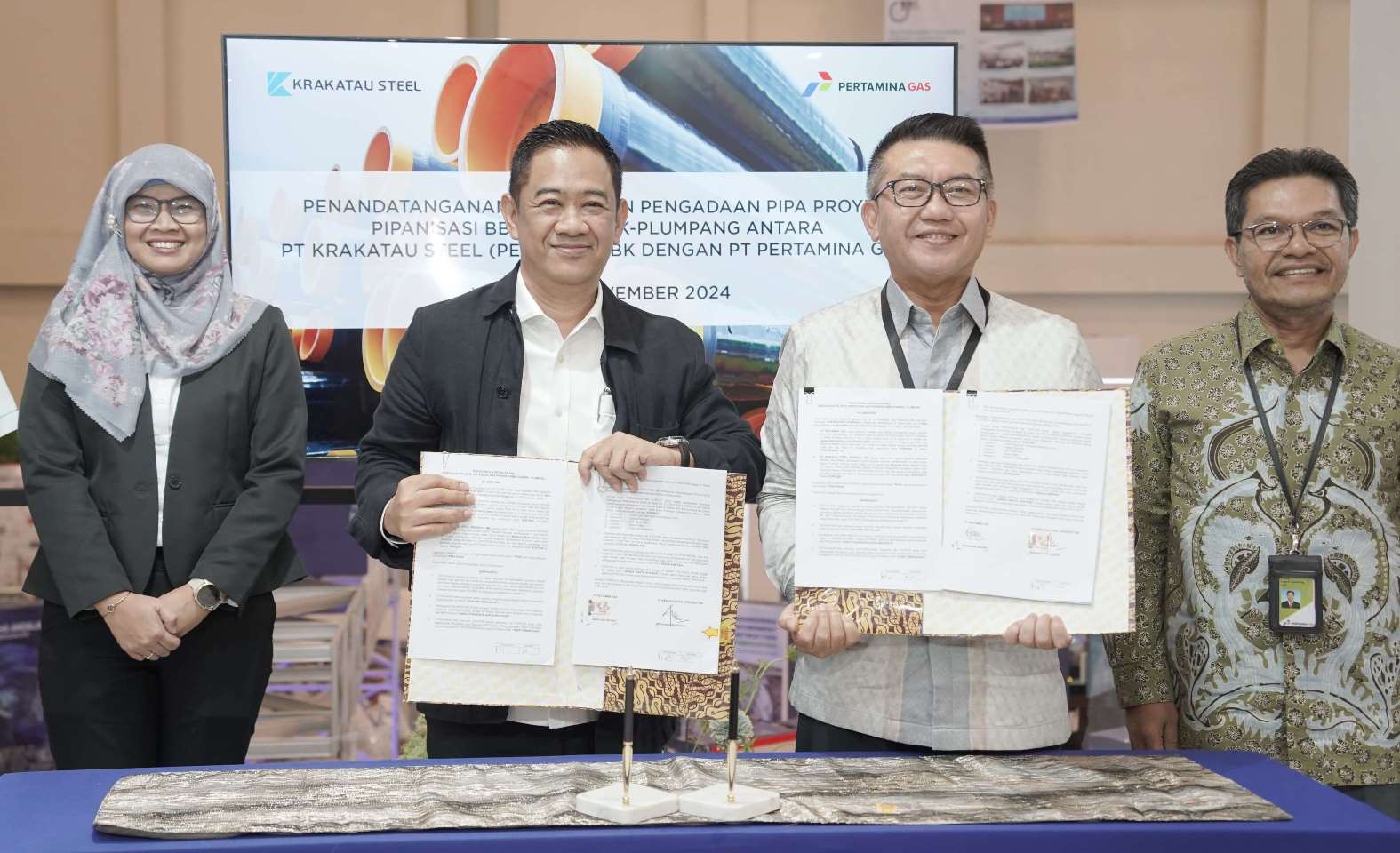 Krakatau Steel Pasok Pipa untuk Pipanisasi BBM Cikampek-Plumpang