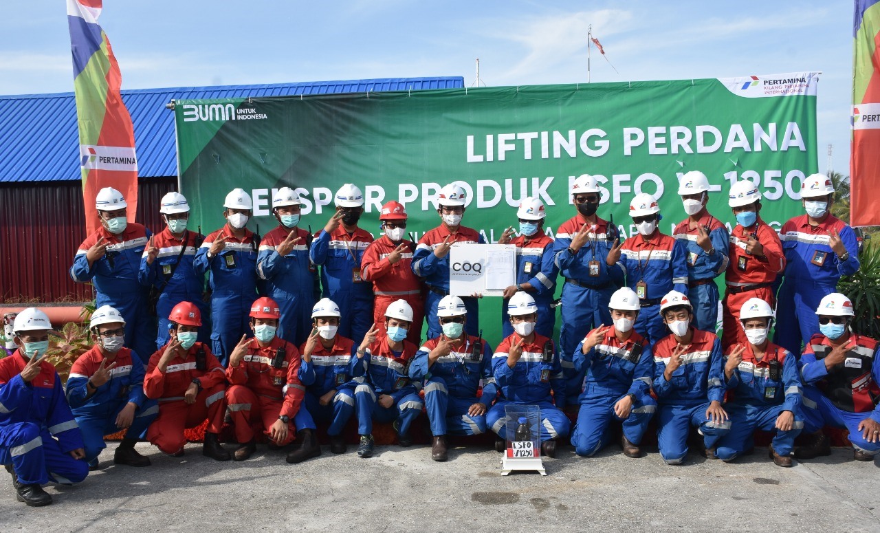 Ekspor Perdana LSFO dari Kilang Sei Pakning