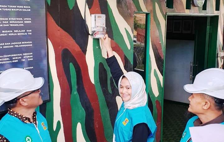 Listrik PLN Terangi Pos Lintas Batas Negara