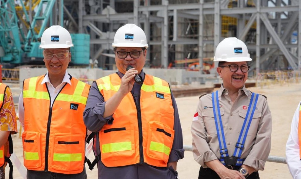 Ini Progres Konstruksi Smelter Manyar milik PTFI