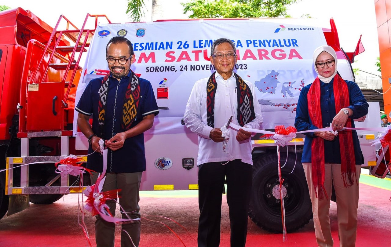 Diresmikan, 26 Lembaga Penyalur BBM Satu Harga di Maluku dan Papua