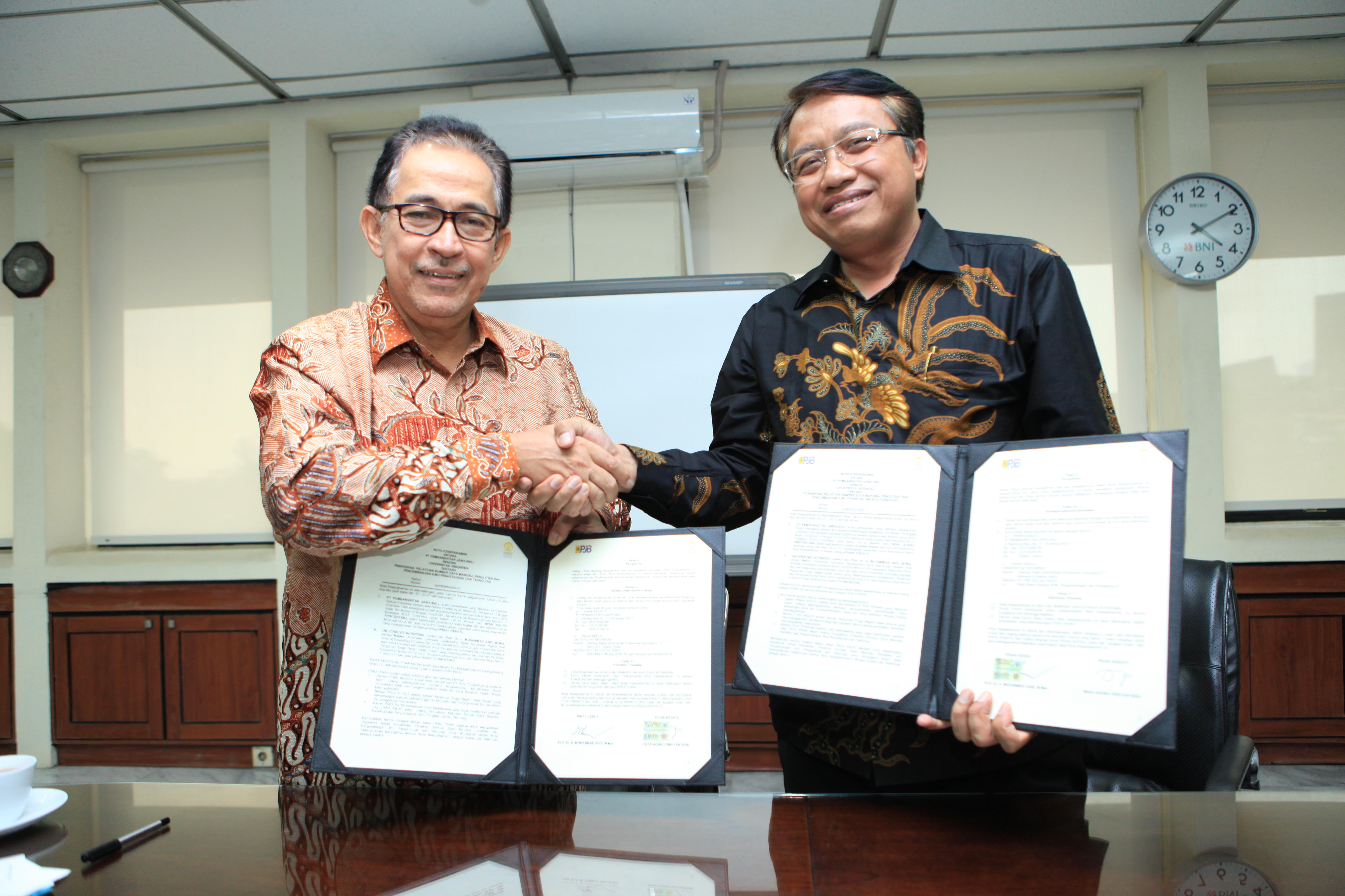 PJB Gandeng UI Untuk Tingkatan Kualitas SDM