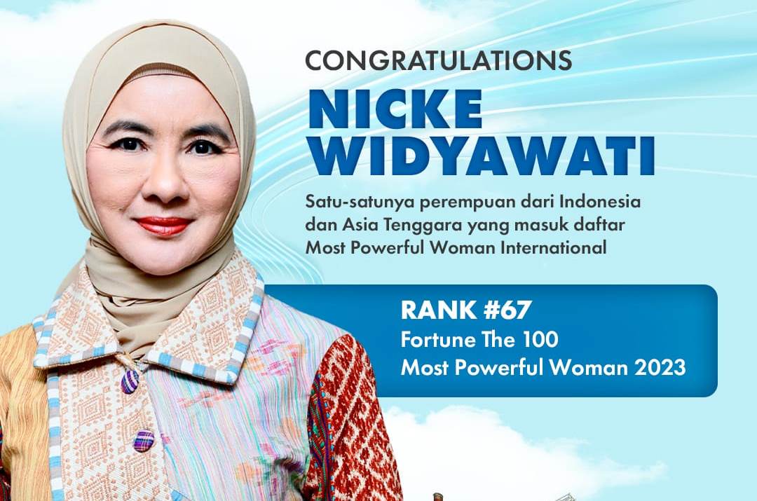 Nicke Kembali Masuk Fortune 100 Most Powerful Women