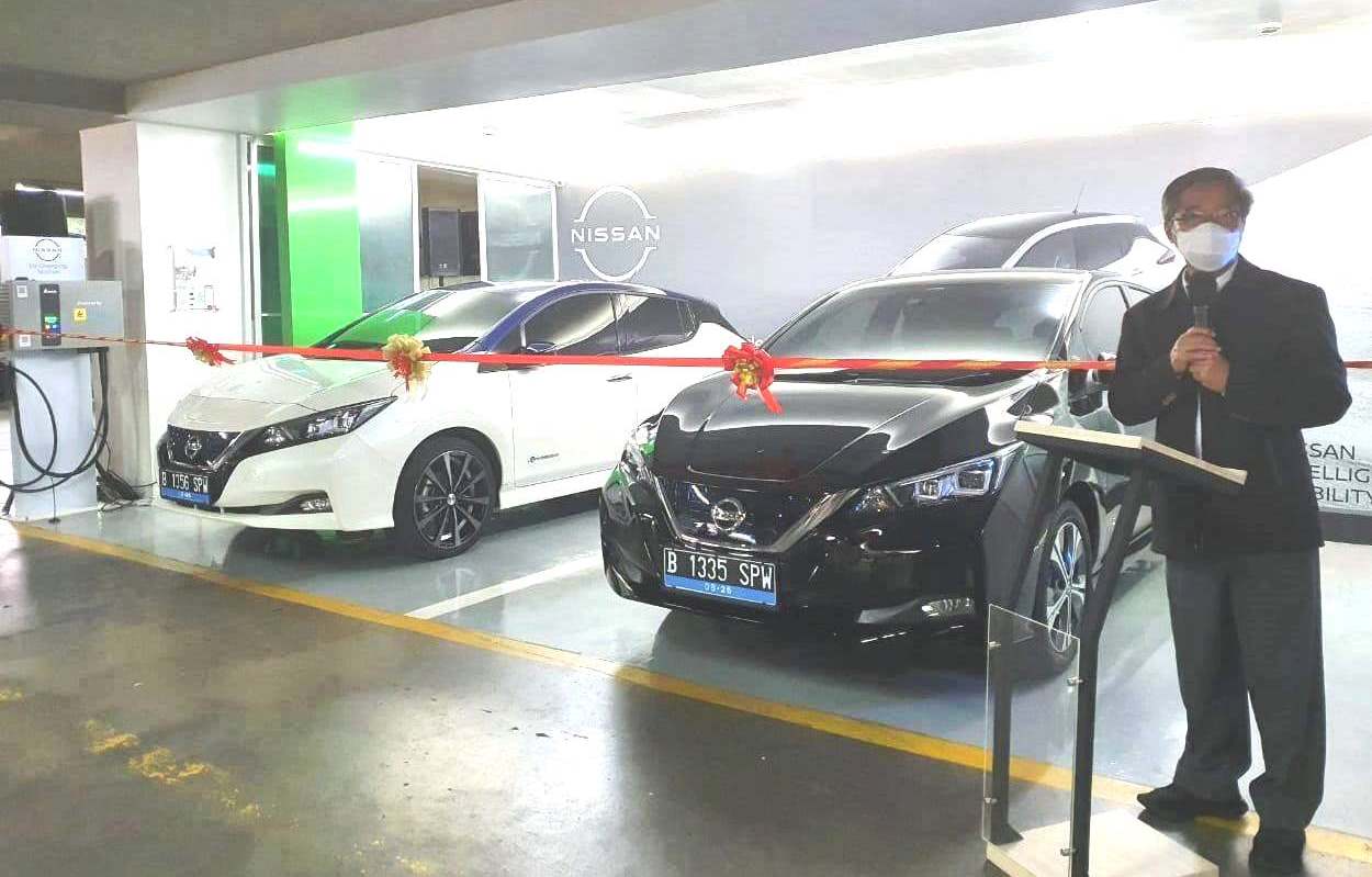 Nissan, Mitra Swasta Pertama Penyediaan SPKLU