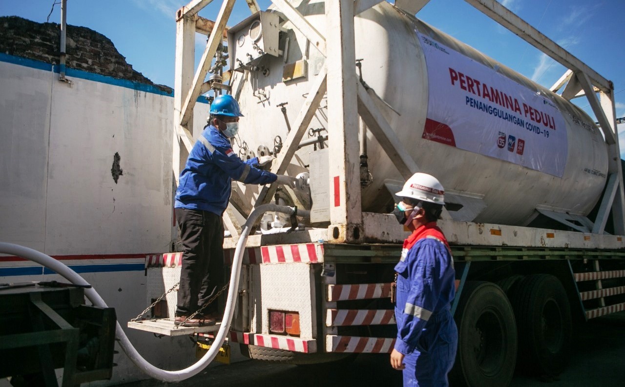 Pertagas Suplai Oksigen Medis di Yogyakarta dan Jateng